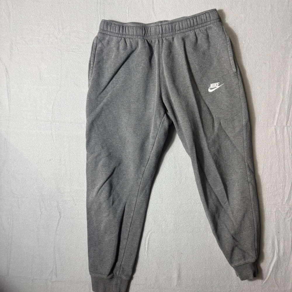 Nike Sportswear Club Fleece Mens Joggers M Grey‎ Excellent BV2671-071